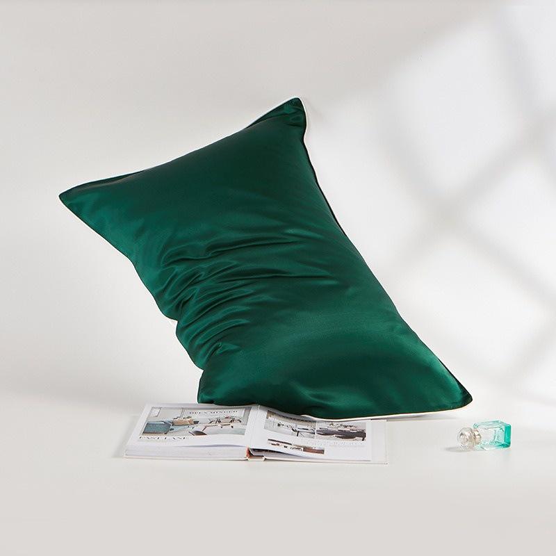 Mulberry Silk Pillowcase Pair - High-Grade Solid Color for Skin & Hair Care