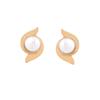 Estele Gold Plated Earrings With Pearl for Women and Girls