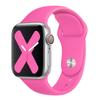 Ремешок для Apple Watch 44мм 45мм 40мм 41мм 42мм 46мм Спортивный силиконовый ремешок для смарт-часов Браслет iWatch Серии 10 9 8 11 SE 3