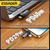 Essager 2 в 1 USB Type C кабель 65 Вт PD быстрая зарядка провод Type C к Lightning кабель для iPhone 15 14 Pro Max MacBook iPad Xiaomi