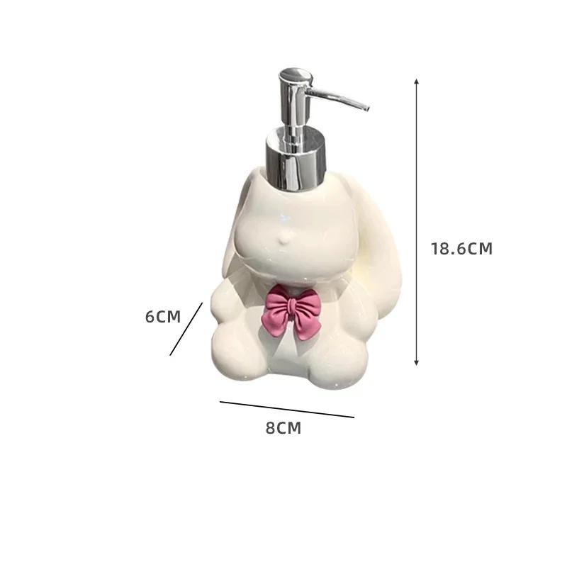 Dispenser for Liquid Soap Hand Sanitizer Bottle Empty Bottle Cartoon Cute Press Bottles Shower Gel Dispenser Bottleds Bathroom