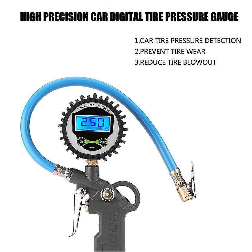 Car Vehicle Digital Tyre Tire Air Pressure Inflator Gauge Meter Tester