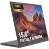 15,6-дюймовый портативный монитор 1920x1080 FHD IPS-экран USB-C Mini для портов Тонкий Легкий Крепление VESA Светодиодная подсветка 2 динамика