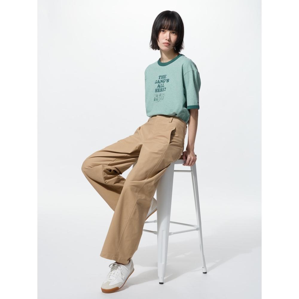 Uniqlo Япония Арахис Орехи Расслабленная посадка