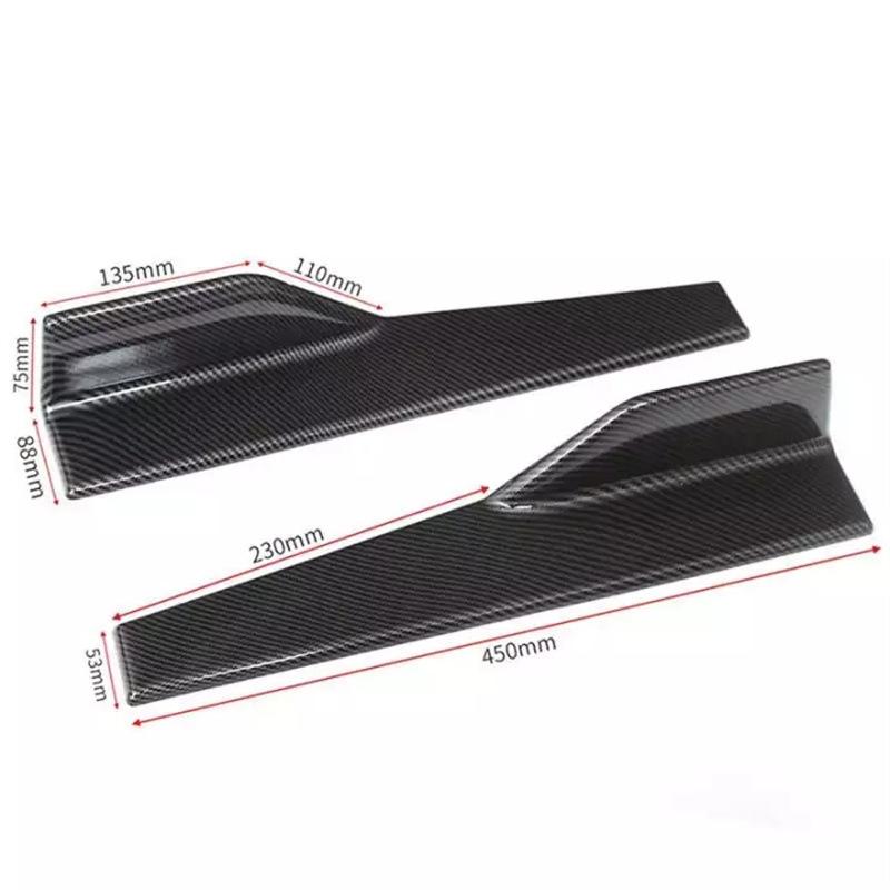 Universal For Volkswagen VW Jetta MK6 MK7 2010- Side Skirt Cover Fender Protector Body Kit Spoiler Lip Trim Car