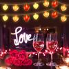 Heart Shaped LED String Lights Love Heart Fairy Light Garland For Wedding Valentines Day Party Decoration Lamp Valentines Gift
