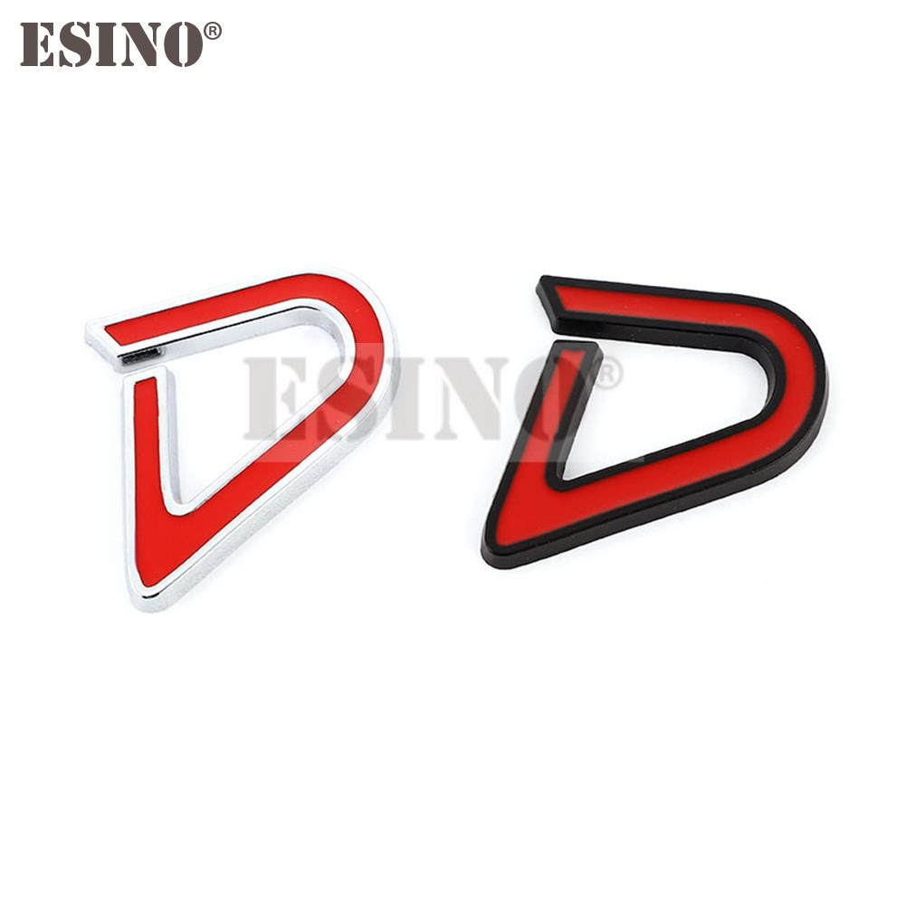 Car Styling 3D SD D Logo Metal Alloy Adhesive Emblem Badge Decal Auto Accessory for MINI Copper R55 R56 R60 R61 Clubman F55 F56