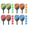 4 ракетки Pickleballs Pickle Paddles Набор нескользящих ракеток Pickleball для мужчин и женщин