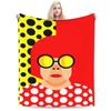 Плед Yayoi Kusama Мягкий трендовый плед Точки Для улицы Путешествий Автомобиля Фланелевое покрывало Постельное покрывало