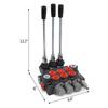 3 Spool hydraulic control valve,hydraulic valve unibody 3 spool valve ,Hydraulic Directional Control Valve 11gpm 40 L Double Acting Cylinder