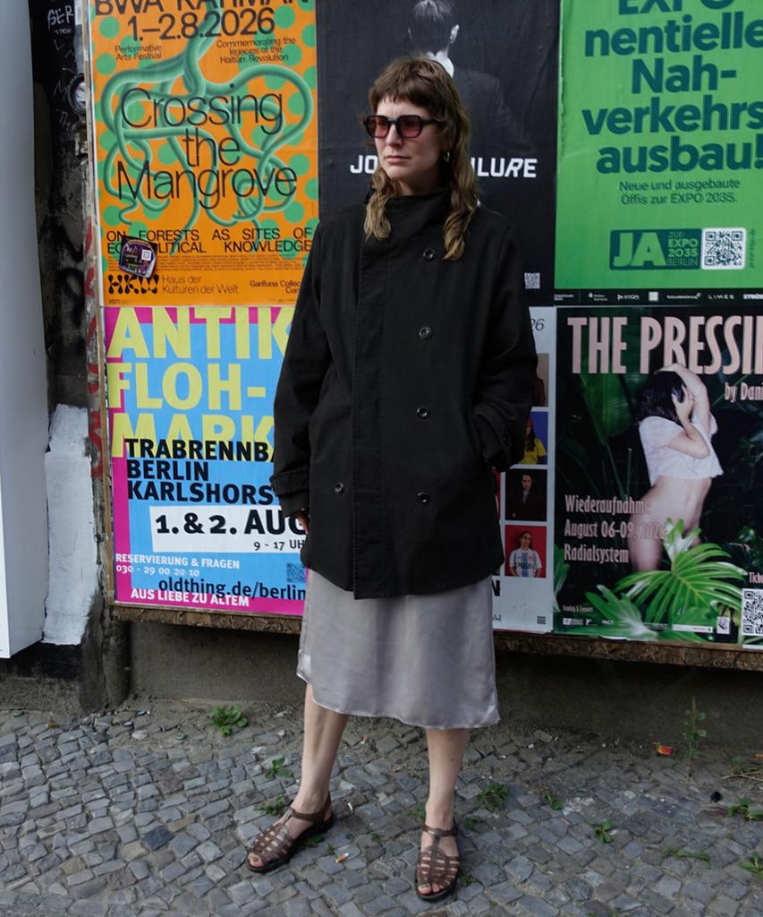 NUAKLE (W) Vincent Double Coat_Black