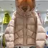 2024 Autumn and Winter New Down Jacket Women's Short Fashion Foreign High-grade White Duck Down Loose Cocoon Bread Jacket