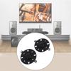 25.5mm Voice Coil Black Horn Tweeter Silk Diaphragm Film Treble Round Frame 5.4ohm 25.5mm Core Speaker Repairs Parts