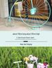 Elegant European Wrought Iron Multi-Layer Balcony & Garden Bicycle Plant Stand