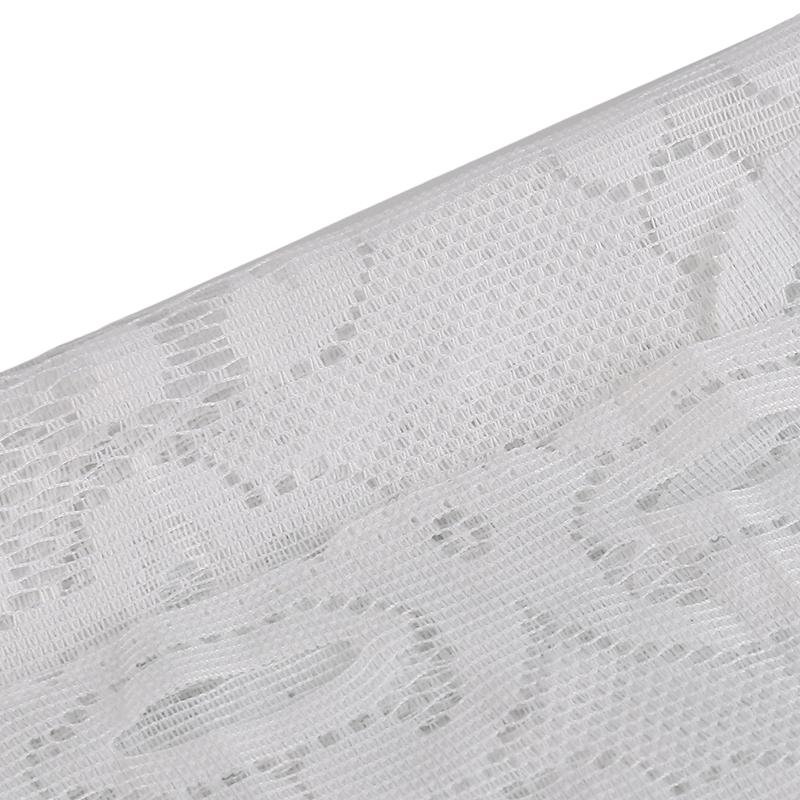 Europe and The United States Lace C-type Kitchen Curtain Lace Kitchen Curtain White Small Curtain