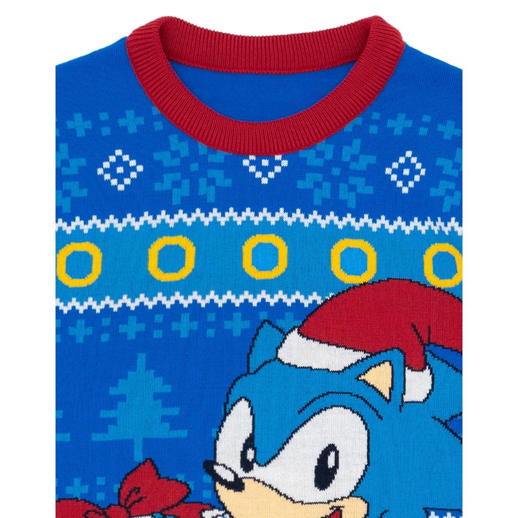 Sonic The Hedgehog Unisex Adult Knitted Christmas Jumper