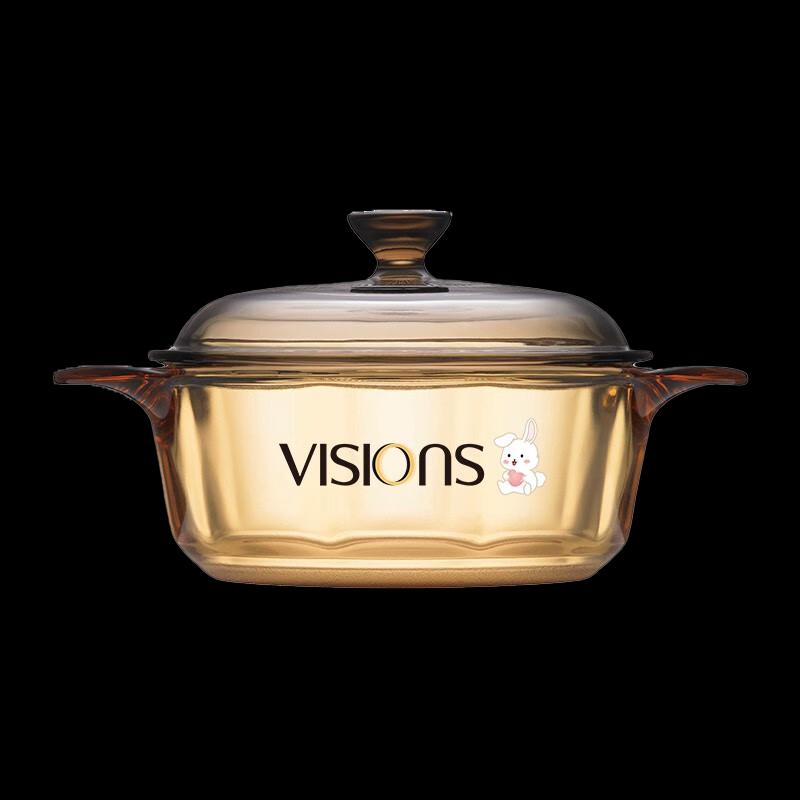 Corning VISIONS 16cm Heat-Resistant Glass Milk Pot