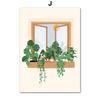 Boho Monstera Комнатное Растение Абстракция Стиль Жизни Настенная Живопись Холст Скандинавские Плакаты и Принты Для Декора Интерьера Гостиной