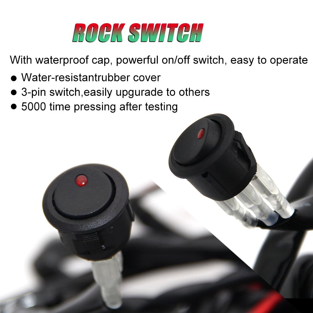 CO LIGHT Light Bar Wiring Harness Wire Cable Relay 3 Meter for UAZ ATV off road 4x4 22 32 42 50 52 Inch LED Light Bar Work Light