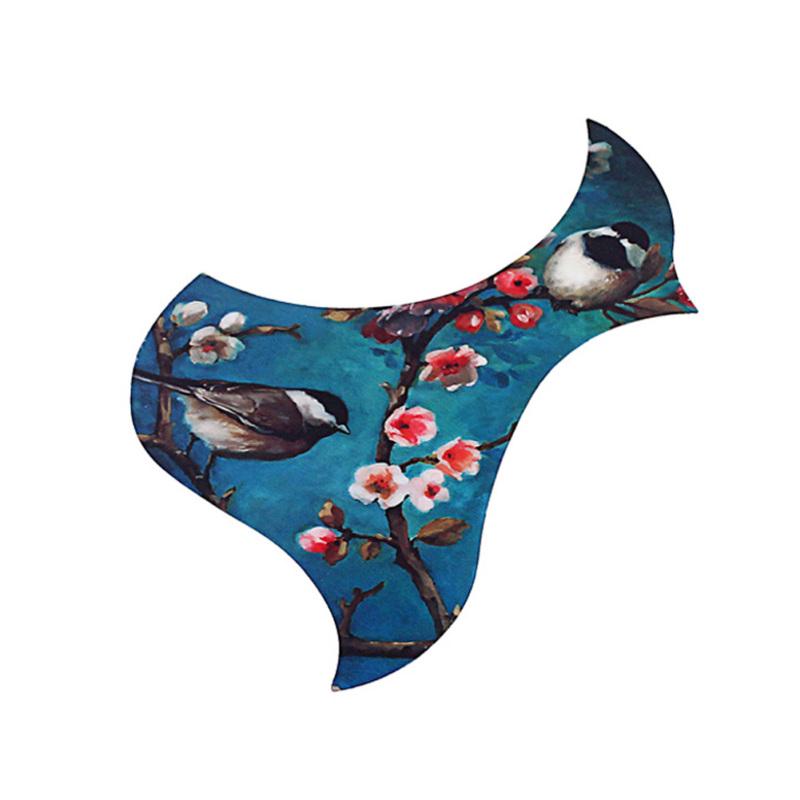 Универсальная накладка на акустическую гитару Folk Pickguard с рисунком Love Bird, наклейка на гитару 40-41 дюйм