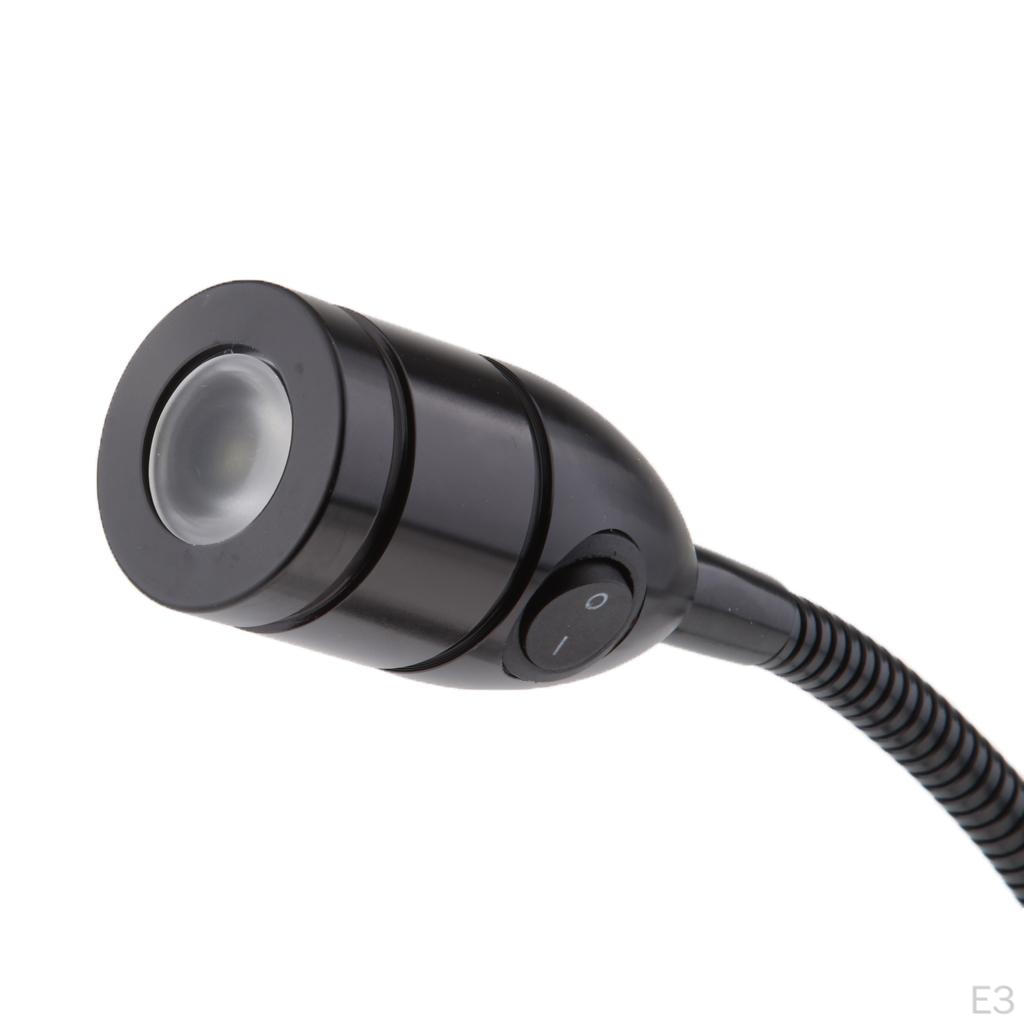 12V 2W LED Flexible Gooseneck Reading Chart/ With