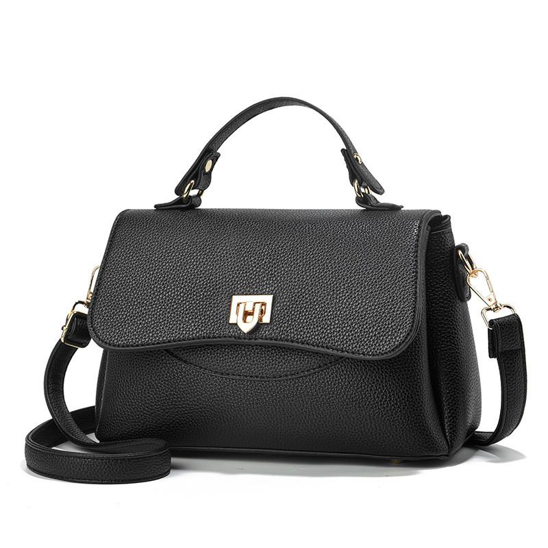 Stylish Pu Mini Square Shoulder Bag For Women With Trendy Crossbody Design In Black Pink And Khaki