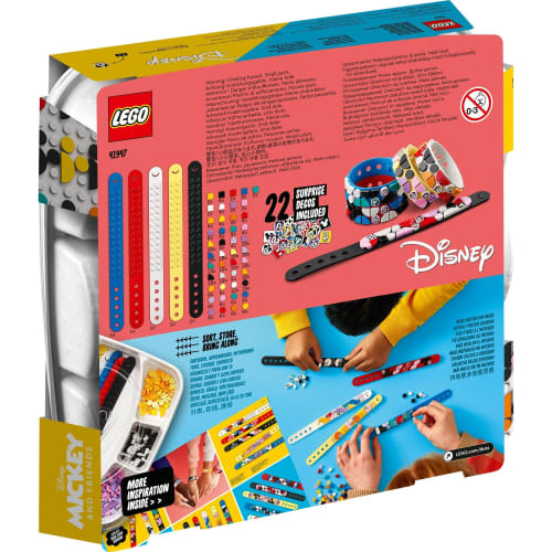 LEGO Dots Mickey & Friends Bracelet Multipack 41947 Toy Block Present Jewelry Craft Boys Girls 6 Years Old and Over