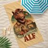 Cartoon ALF Towel Towel Soft Pool Gift For Travel Gym Shower Camping Quick Dry Sports Large Beach Towels