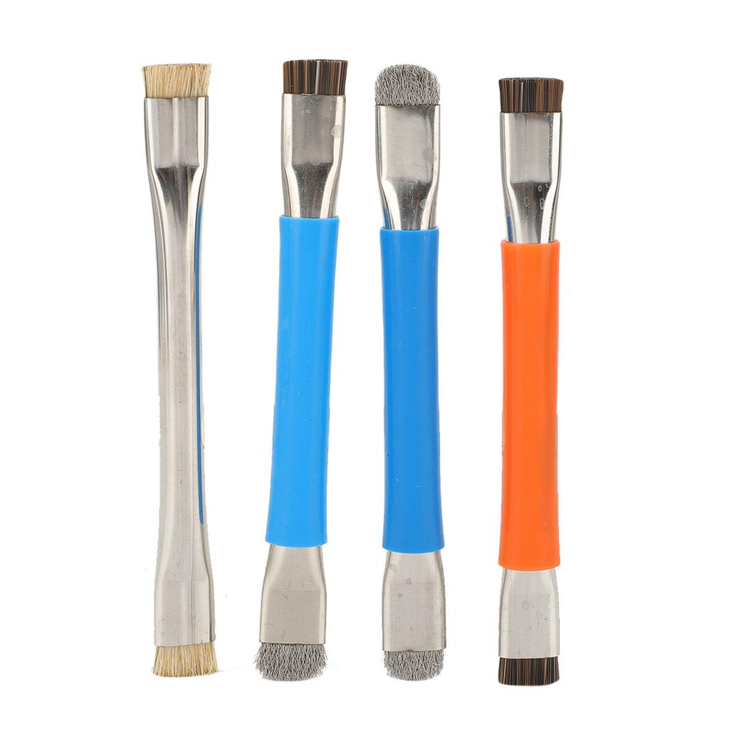 4 Pack Anti Static IC Cleaning Brush Tool Double Head Motherboard Hard Brush for PCB Mobile Phone Repair