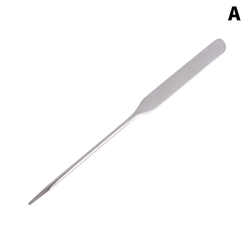 1Pcs Stainless Steel Dual Heads Makeup Toner Spatula Mixing Stick Foundation Cream Mixing Tool Cosmetic Make Up Tool