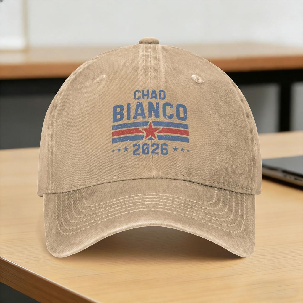 Кепка Chad Bianco для губернатора Калифорнии, солнцезащитная, уличная, стираная, хип-хоп, унисекс для подростков, снэпбэк