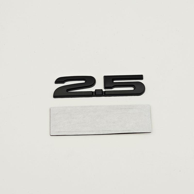3D Metal Alloy 2.0 2.5 Car Fender Side Emblem Rear Trunk Badge Sticker For Mazda 3 6 Axela CX5 CX7 MX5 Chrome Black Accessories nh1