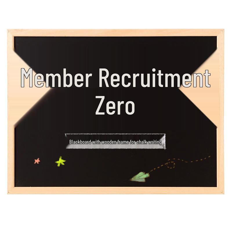 Wooden Frame Magnetic Wall Blackboard