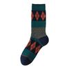 Women's Retro Argyle Mid-Calf Socks - Autumn/Winter Ethnic Style