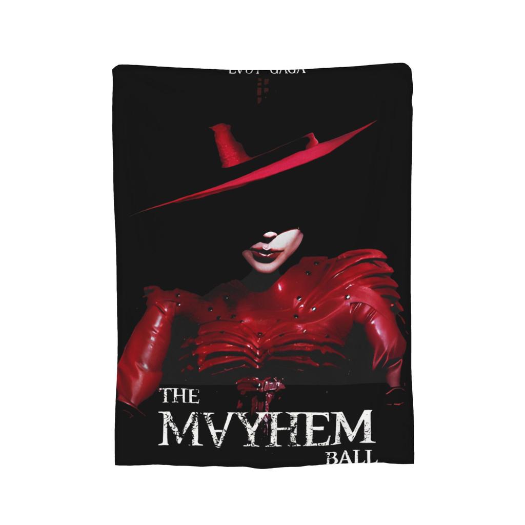 Леди Гага The Mayhem Ball Tour 2025 Одеяло Разных размеров Мягкое Пушистое Плюшевое Плед для Дивана и Кровати