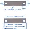 Unifizz 20PCS Lithium Battery Copper Connector, for 3.2V 304Ah 300Ah 280Ah LiFePO4 Cells DIY Lithium Battery Pack, Nickel Plating Process Busbars
