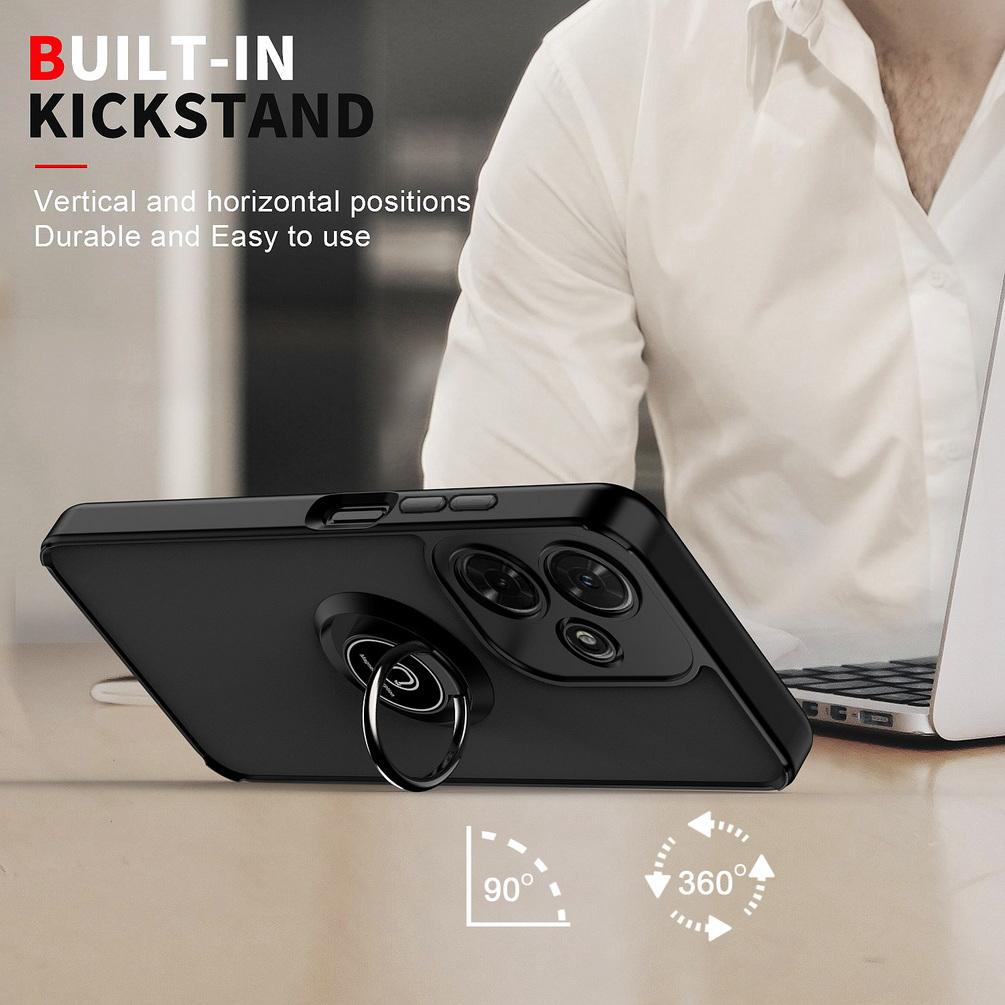 Rotatable Bracket Phone Case for Infinix Hot 30 Play NFC 30i HOT 20 20s 12 Pro 12i 11 11S 10 Play Car Holder Finger Ring Cover