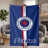 rangers fc Custom Flannel Blankets Soft Warm Cozy Throws for Home Decor Holiday Gifts