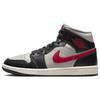 1 Mid Black College Grey Gym Red Women's Jordan BQ6472-060
