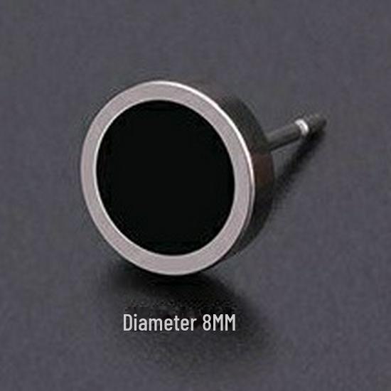 Men's and Women's High-End Titanium Steel Earrings – No Fade, Simple and Stylish Set