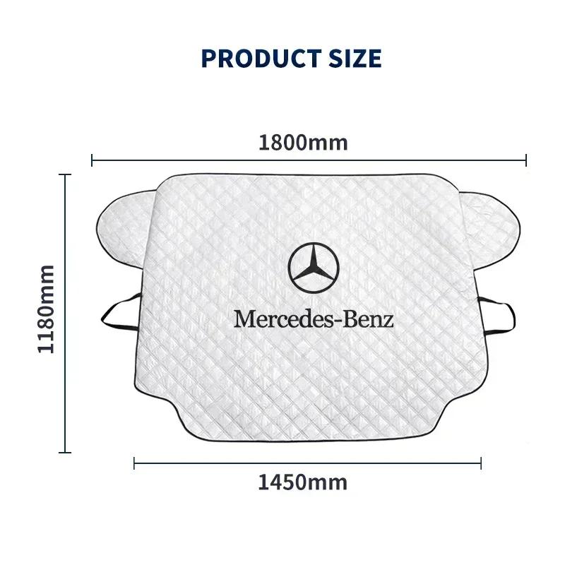 FDM5   For AMG Car For Mercedes benz AMG Car Snow Ice Protector Visor Sun Shad Fornt Windshieldhade Thermal Insulatio For Mercedes Benz