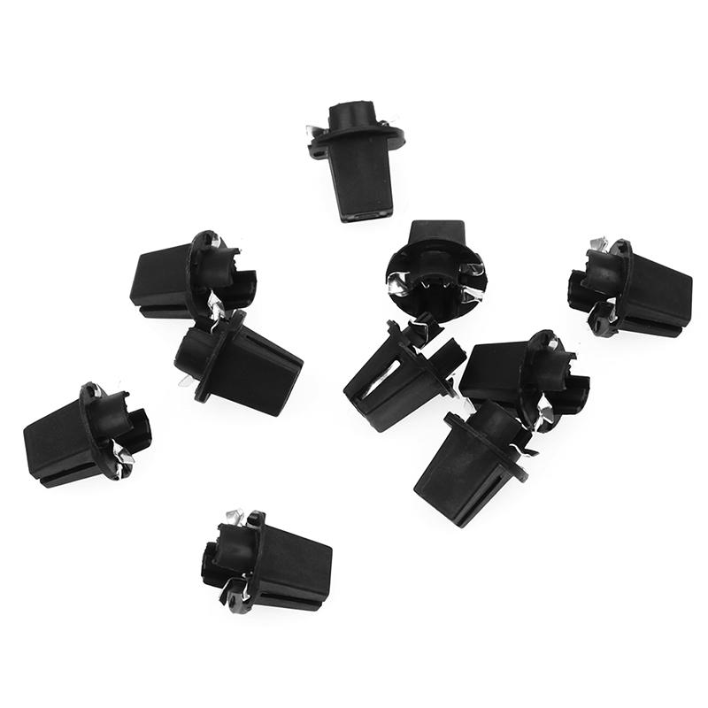 10 шт. T5 B8.5D поворотный замок Plug And Play патроны для лампочек для спидометра приборная панель приборная панель