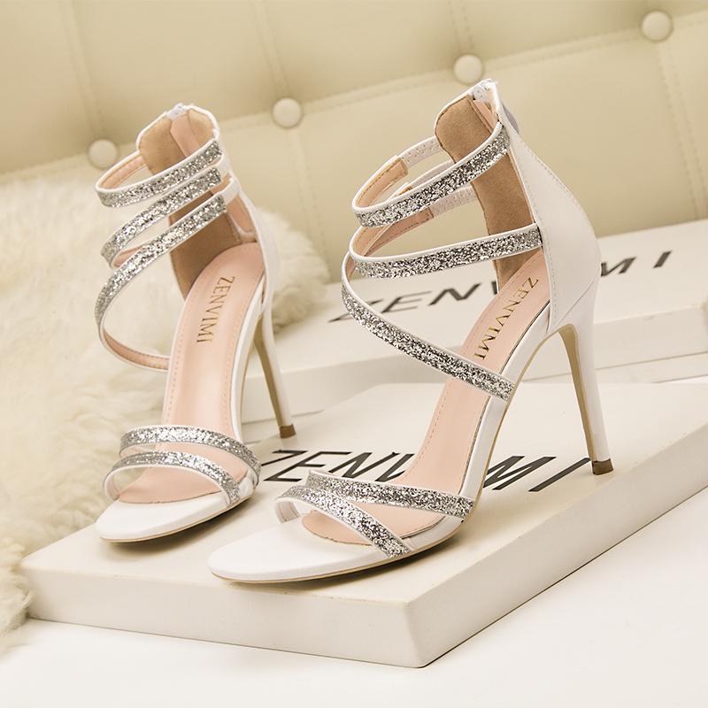 Модные туфли-банкетки с открытым носком на высоком каблуке, тонкие босоножки с перекрестными ремешками, стильные женские туфли на шпильках