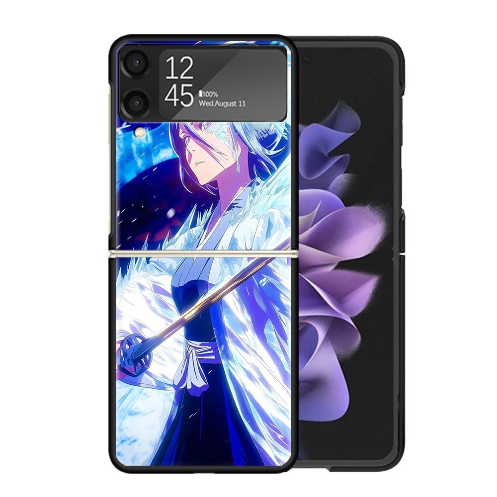 Чехлы Bleach Kuchiki Rukia для Samsung Galaxy Z Flip 4 5 6 7 3 Z Flip7 Flip6 Flip4 Flip5 Flip3 5G Жесткие Ударопрочные Чехлы Fundas G
