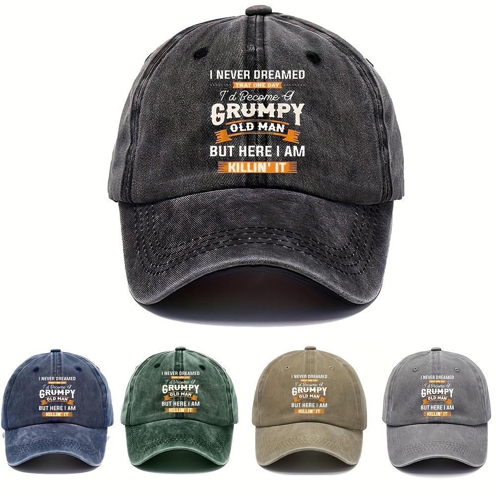 Trendy UnisexS Faded Baseball Cap with Printed Letters Adjustable And WornIn for Casual Wear Perfect for Travel And Outdoor Act