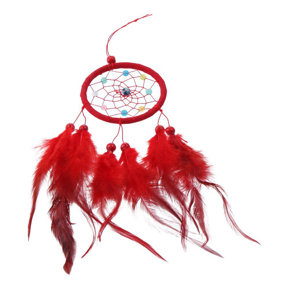 Feather Dream Catching Net Pendant With Tassels Home Wall Decoration New Wind Chime Pendant Room