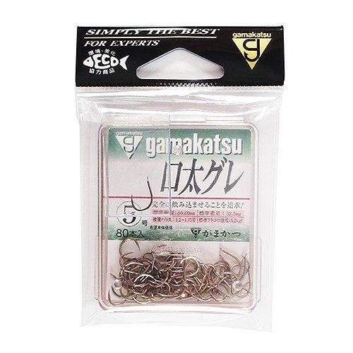 Gamakatsu Одиночный крючок Толстый Серый В коробке Нет. 5 80
