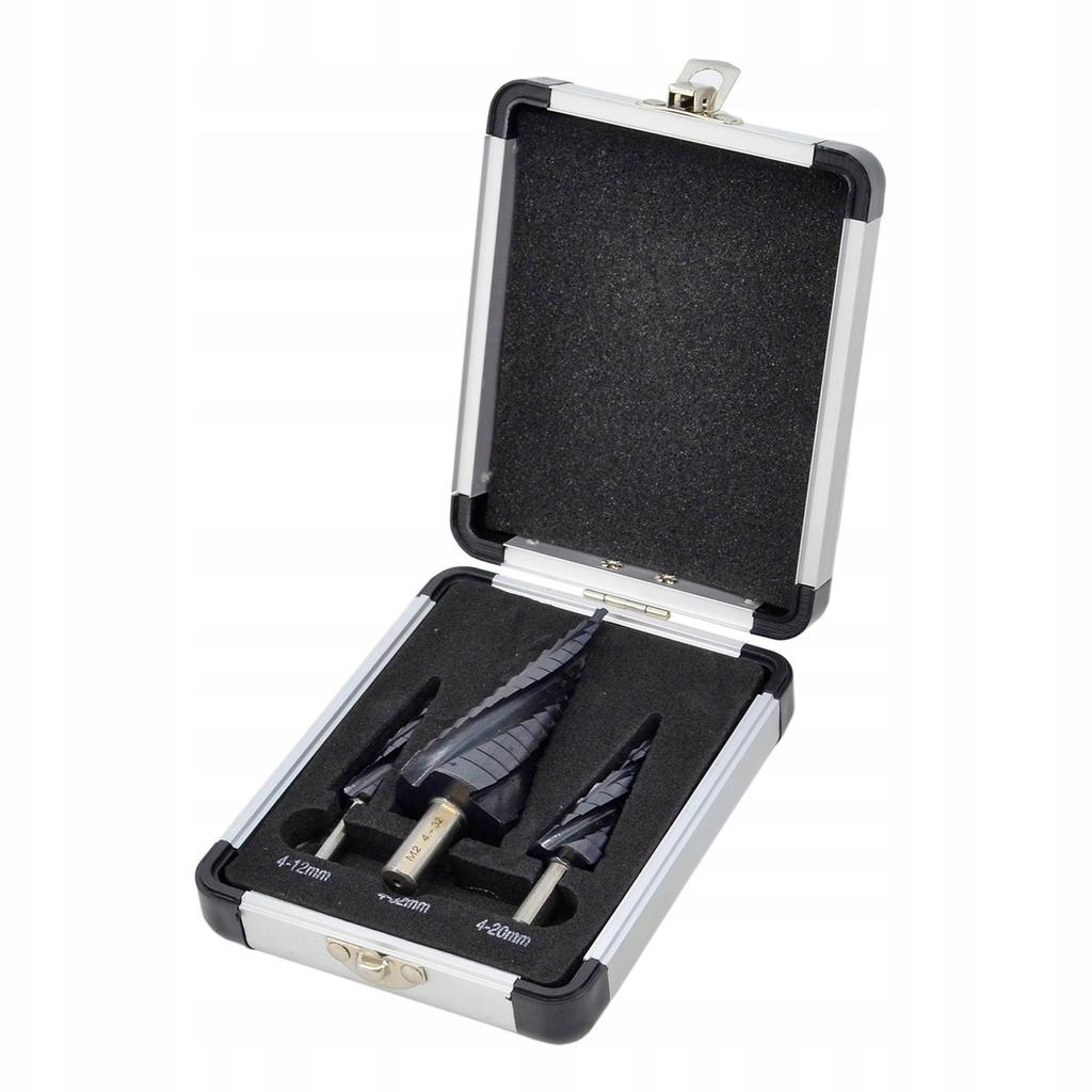 AW Tools Spiral Step Drill Bit Set (Pack of 3)