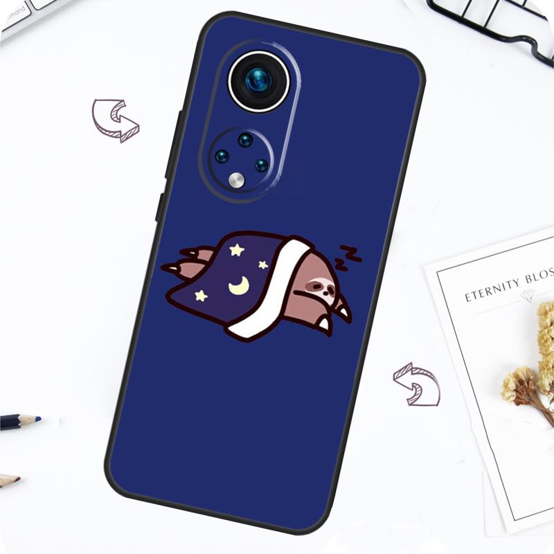 Милый Кавайный Чехол с Лицом Ленивца Для Honor Magic 7 5 6 Lite Honor 200 Pro X8b X9a X8a X8 X9 X9c X9b 50 70 90 Lite Чехол