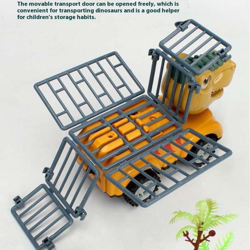 1 Set Transport Truck Toys For Boys Toddlers T-Rex Dinosaur Games Monster Truck Pull Back Dinosaur Truck Toy Car